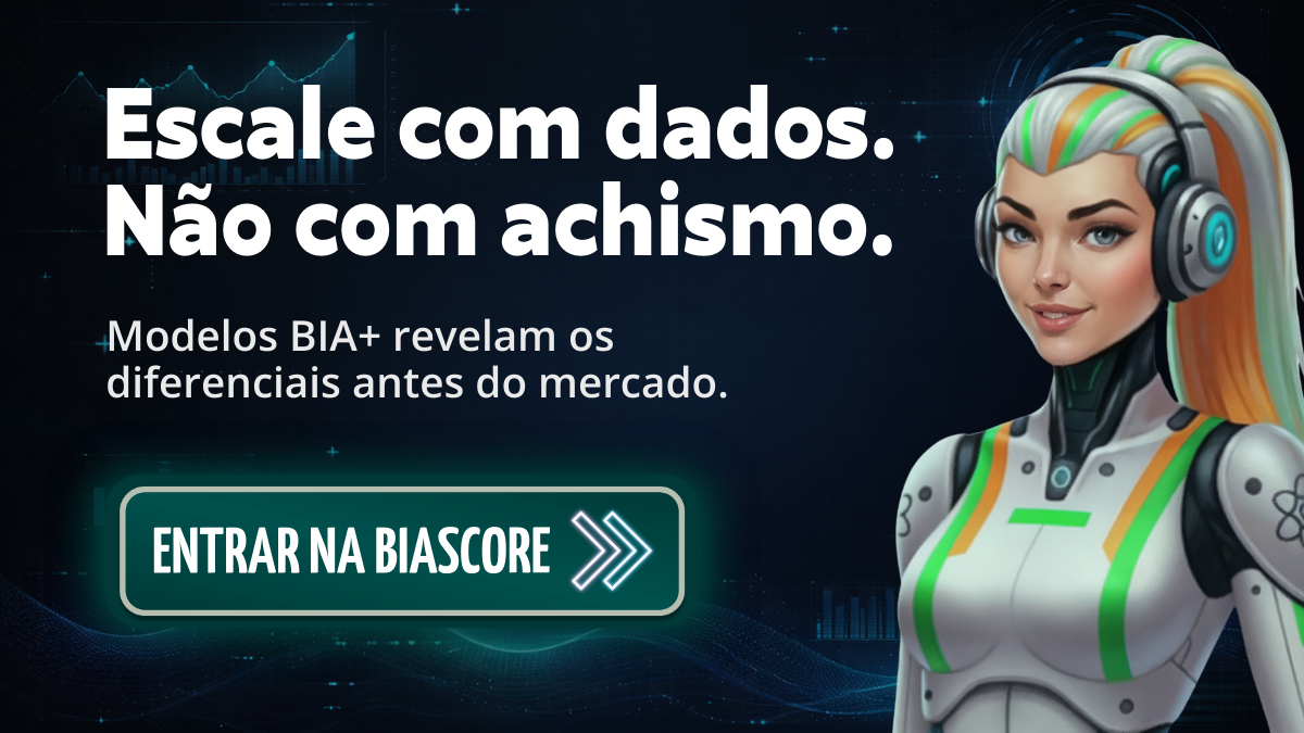 Escale com dados. Entrar na BIAScore.